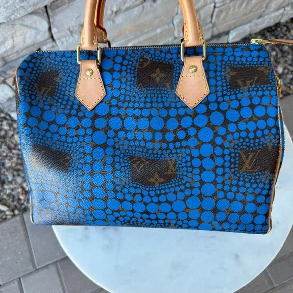 SOLD Louis Vuitton Monogram Kusama Town Speedy 30 - Picture 3 of 14